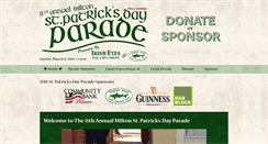 Desktop Screenshot of miltonstpatricksdayparade.com
